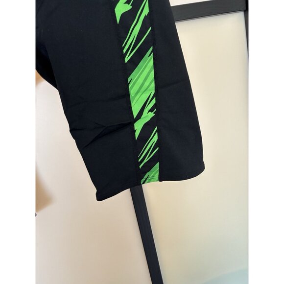 DOLFIN Men’s Jammer Shorts size 34 Training Swimming Pool Summer Black Green NWT - Picture 7 of 11